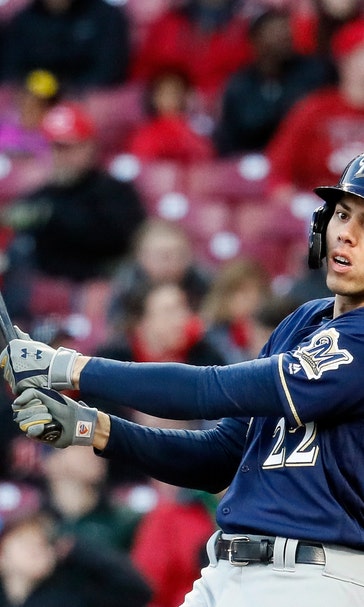 Yelich homer streak snapped, but Brewers beat Reds 4-3